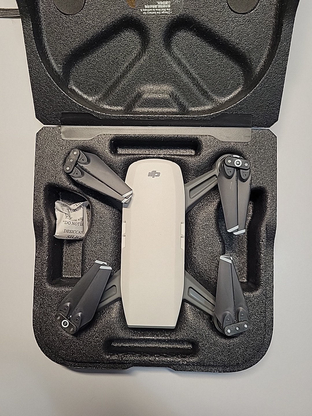 DJI Spark Drone White Stabilized Gimbal Camera Tested Working-image