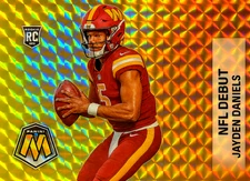 2024 Mosaic Football Yellow Reactive Prizm Stars & Rookie Parallels Choose Yours