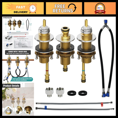 #ad #ad Replacement Rough In Valve for 2 Handle Roman Tub Faucets R2707 Compatible $159.99