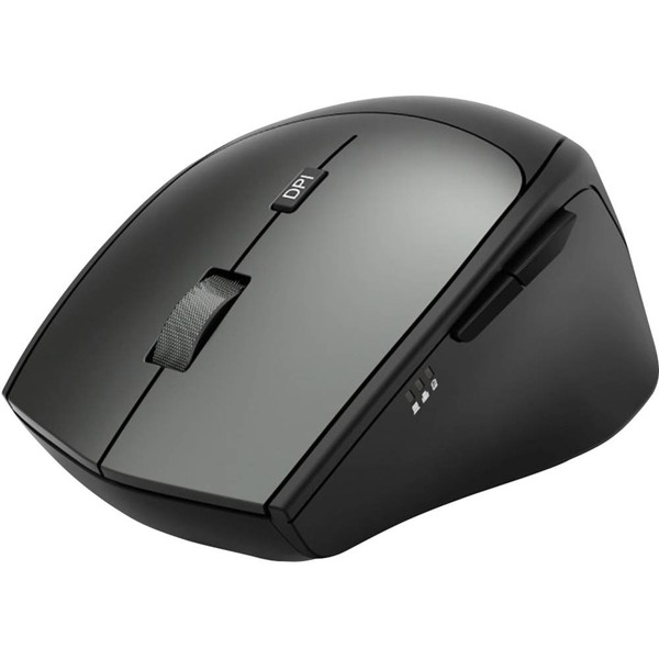 Hama MW-600 Ergonomische Maus Funk Optisch Schwarz 6 Tasten 2400 Dpi Ergonomisch-image