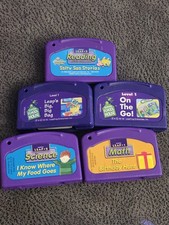 Lot of 5 Leap Frog Leap Pad Learning Game Cartridges Only SpongeBob Math Read