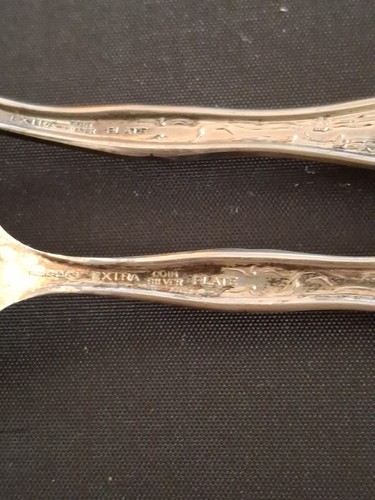 RARO SET 2 cucchiaini antichi in argento MONETA. 31,8 grammi. - Foto 4 di 4