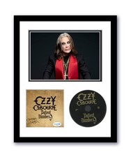Ozzy Osbourne Autographed Signed 11x14 Framed CD Photo Patient Number 9 ACOA