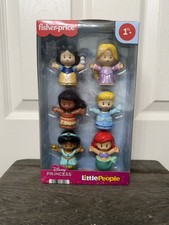 Disney  Fisher-Price Little People Collab 6 - Princess Figures Pack New Sealed