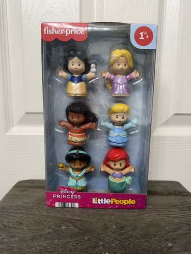 Disney & Fisher-Price Little People Collab 6 - Princess Figures Pack New Sealed