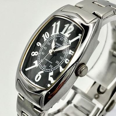 [EXC++] CASIO LTP-1208D Module 1330 Quartz Black Dial Watch Japan