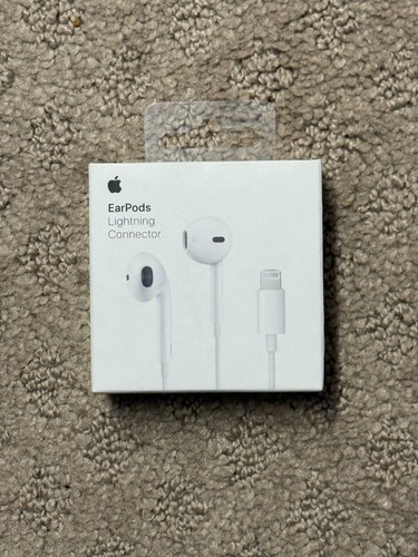 Apple EarPods w/ Lightning Connector, White, Model A1748, Original Box Included