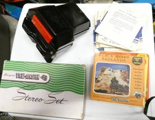 Excellent Vintage Sawyers View Master Lighted Stereo Viewer w/box and reels