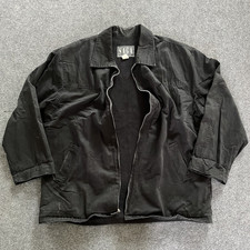 SAGA Mens Black Zip Jacket 2XL Lined Pockets ...