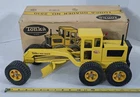 X-250 VINTAGE 1960'S PRESSED STEEL TONKA ROAD GRADER WITH ORIGINAL BOX