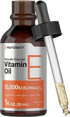 Vitamin E Oil 13,800 IU 1oz | d-Alpha Tocopheryl Acetate | Non-GMO, Gluten Free