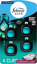 Febreze Car Air Freshener, Odor-Fighting Automotive Vent Clip, Scented Car Acces