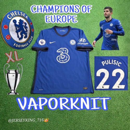 🇬🇧Nike Chelsea FC Christian Pulisic#10 2020/2021 Authentic Home Jersey XL EPL 