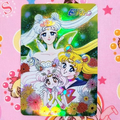 Sailor Moon Rainbow Holo Foil ACG Trading Card - Manga Art Neo Queen Serenity