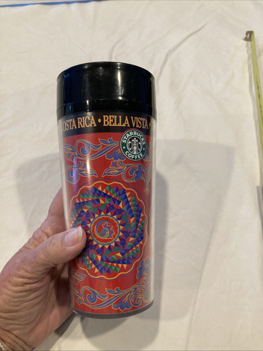 Vintage Starbucks ThermoSerb Tumbler Costa Rica Bella Vista Tres Rios Mid 90’s - Imagen 12 de 13