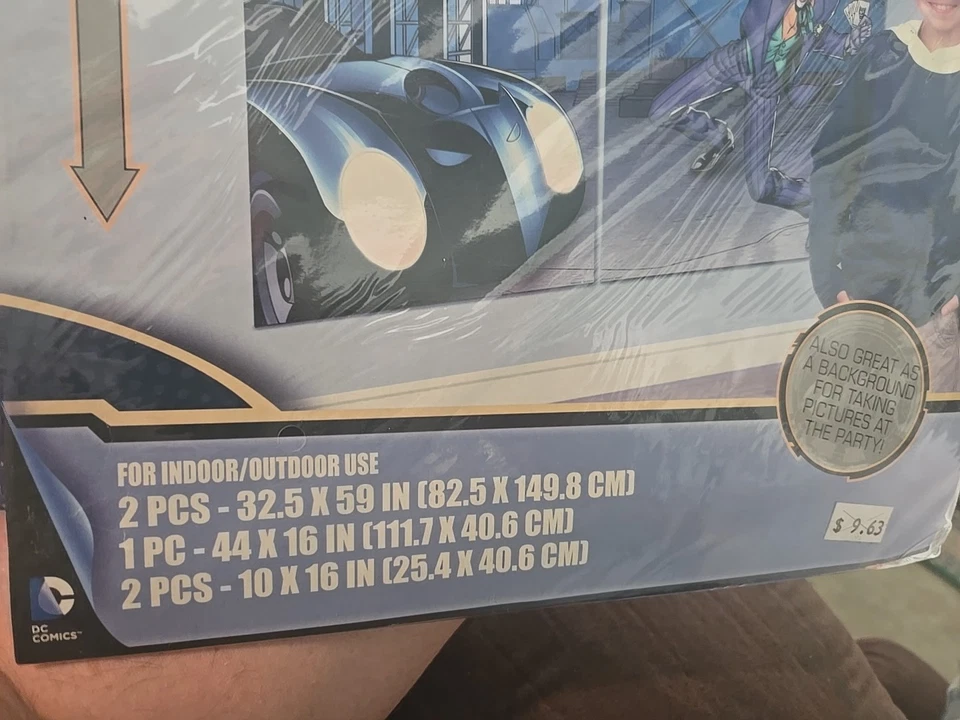 DC Batman Fiesta de Cumpleaños Escena Setters Pared Decoración Kit Gigante 5 Piezas Conjunto Joker Foto 4 de 4