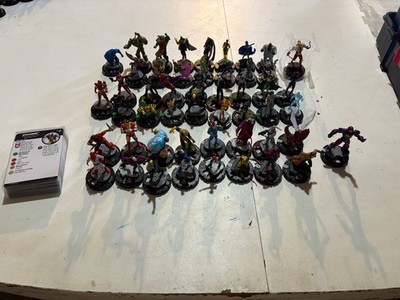 Heroclix X-Men Rise and Fall 1-50 Complete Common Uncommon Rare CUR Set + Extras