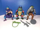 Vintage TMNT Original Used Figures & Accessories Parts lot 1980s 90s Playmates