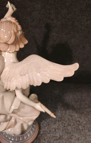 Llardo Care Free Engel mit Flöte Figur 1463 eingeführt 1985 ausgemustert 1988 - Bild 12 von 17