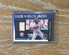 Expos Vladimir Guerrero Jose Vidro Game Used Card Back To Back Jacke Donruss