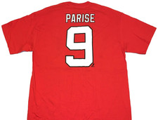 Rare! Zach Parise #9 New Jersey Devils Hockey Jersey T-Shirt New! NWT LARGE