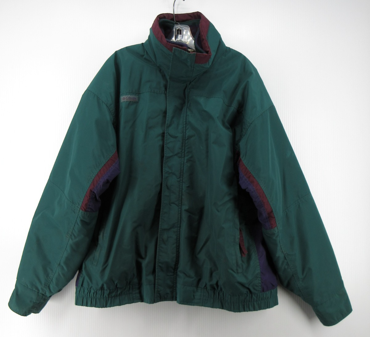VINTAGE Columbia Jacket Men Large Green 3-in-1 Bugaboo Interchange