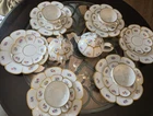 VTG Gerard Dufraisseix & Abbot-GDA Limoges Golden, Scalloped, Tea Set