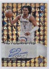 2024-25 Panini Mosaic Rookie Bronze Prizm 29/75 Dillon Jones #RAM-DIL Auto 0xh3