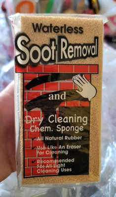 #ad Hydra Sponge Waterless Soot Removal Dry Cleaning Chem Sponge 6 x 3 x 1¾ $19.99