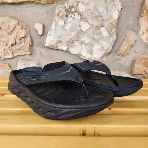 HOKA ONE ONE Sandali infradito infradito Hoka One Ora recupero uomo taglia 9 triplo nero