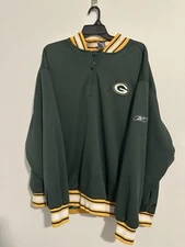 Green Bay Packers NFL 1/4 Zip Pullover Size 4X