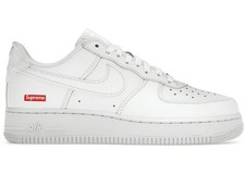 Size 8M/9.5W - Nike Air Force 1 Low Supreme White CU9225-100