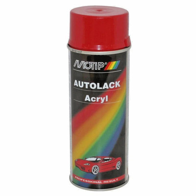 Motip 41750 Red Acrylic Car Spray Paint 400ml BMW VW Lotus Mer Honda Lada Cit ++