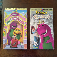 Barney Classic Collection Of 15 VHS Tapes Sin...