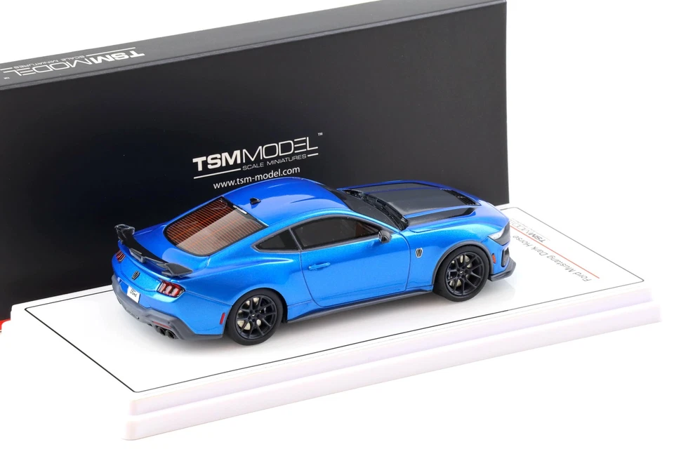 1:43 TSM Modello Ford Mustang Dark Horse 2024 Grabber Blue TSM430836 - Immagine 2 di 3