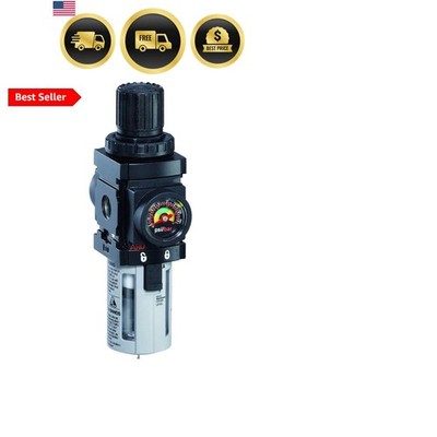 ARO P39344-600-VS Air Filter-Regulator Piggyback, 1/2'' NPT - 150 psi Max Inlet