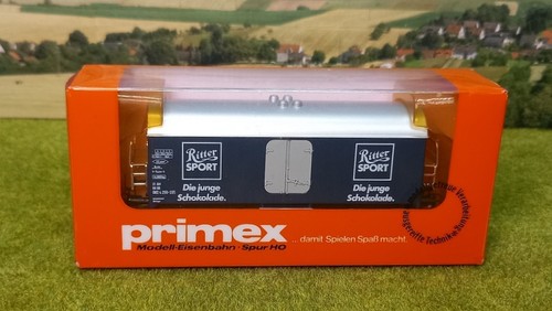 Primex 4592 H0 Kühlwagen "Ritter SPORT" der DB Dunkelblau OVP - neuwertiger zust | Zustand: Neu