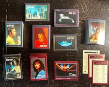 Lot of 300 Star Trek Collectors Trading Cards. Excellent Condition.