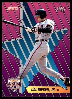 1992 Score Procter & Gamble #5 Cal Ripken Jr. Baltimore Orioles Card