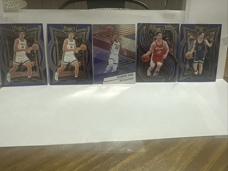 Memphis Grizzlies NBA 5 Card Lot 4 Rookie Cards Eden, Kawamura Bane Panini