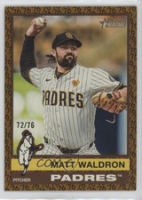 2025 Topps Heritage High Number SP Color of the Year 72/76 Matt Waldron 0s5s