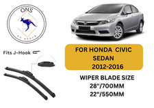 WIPER BLADES FOR HONDA CIVIC (sedan) 2012-2016