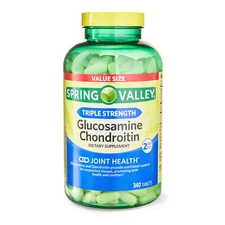 Spring Valley Triple Strength Glucosamine Chondroitin Tablets Dietary
