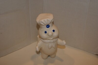 Vintage Pillsbury Dough Boy Small Ceramic Flour Planter 1988 | eBay