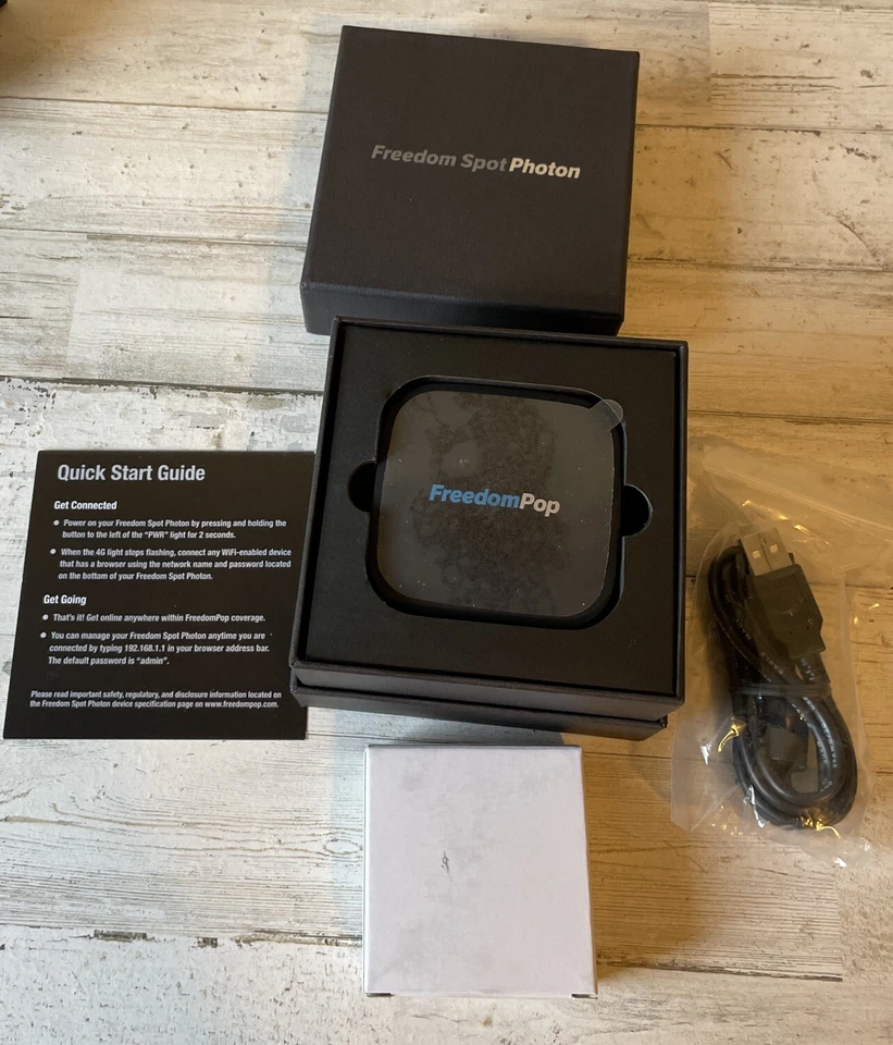 Freedom Spot Photon Freedom Pop 4G Mobile Wireless Hotspot IMW-C910W - Image 3 of 3