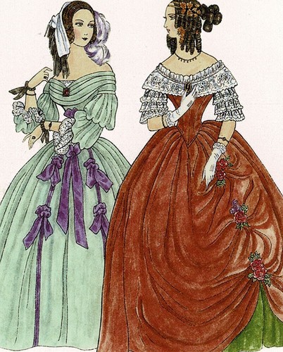 Godey's Fashions by Ming-Ji Sun (2005 Dover) Coloring Book pb New - Picture 7 of 7
