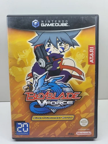 Beyblade Force Super Tournament Battle Nintendo GameCube Complete Pal