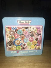 Eurographics Puzzle in Tin Donut Party 1000 Piece Puzzle for Adults NEW