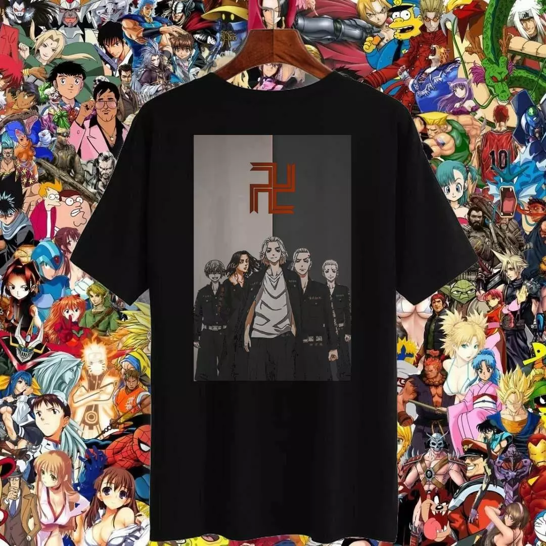 Fire Force Company 8 Tokyo Group Logo Black T-shirt Sz. Med. Ex Cond.