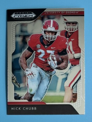 Nick Chubb 2019 Panini Prizm Draft Picks #69 Georgia Bulldogs | eBay